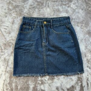 Denim skirt